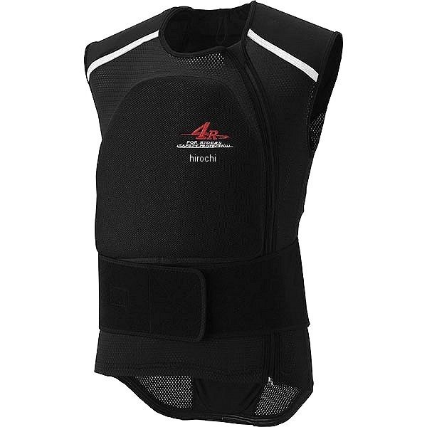 FR-153123 キジマ 4R プロテクター Relieve ベスト 黒/白 Mサイズ