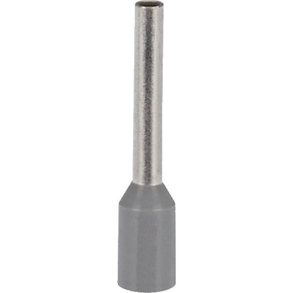 絶縁付フェルール端子(SingleWire DIN規格) AWG26 グレー 500本入 FSD72-8-D