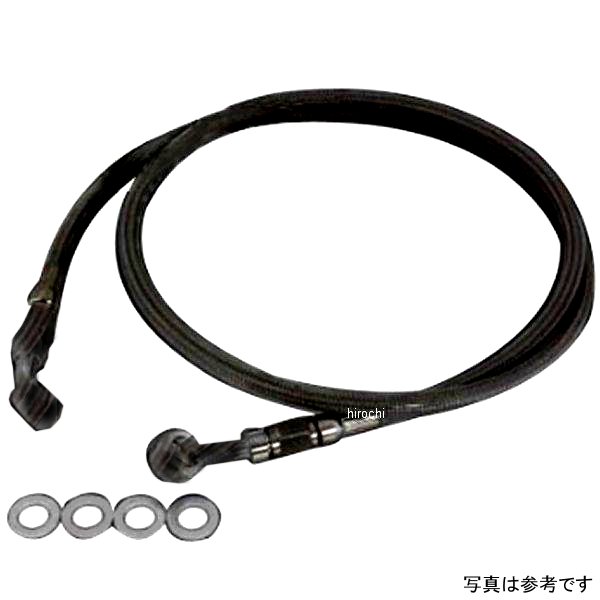 FTRBHBK1300 ガレージT＆F ステンメッシュブレーキホース 1300mm FTR223 ブラックコート仕様