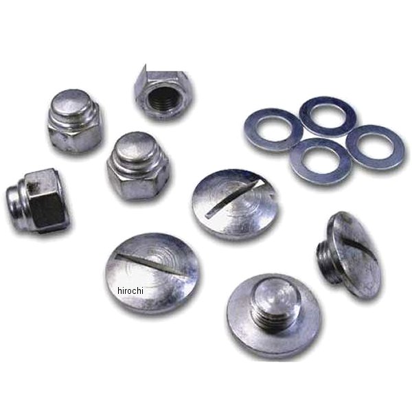G2020-8 ガッツクローム ロッカーシャフトエンドキャップナットキット 71年-84年 ショベル