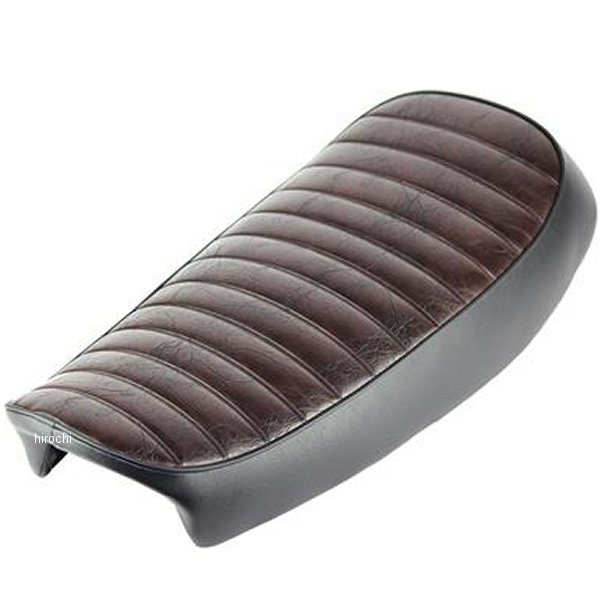 G3-00089 GOODS グッズ 別注モデル・グッドシート "SLENDER" タックロール レザー 09年-21年 SR400 ブラウン/黒