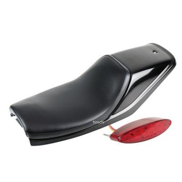 G3-00134 GOODS グッズ FTシートKIT TW200、TW225 ブラック/プレーン LEDオーバルテール