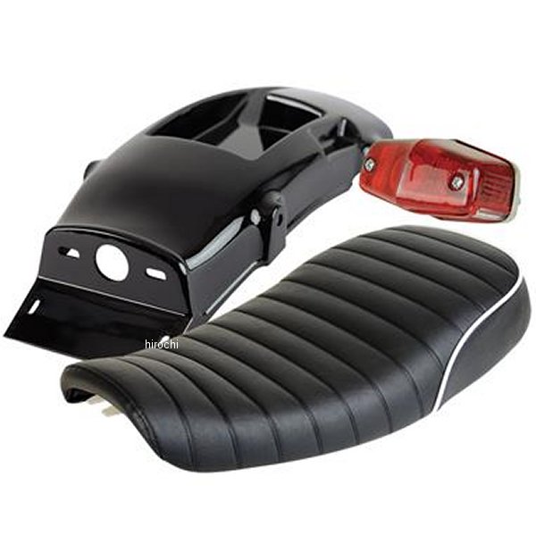 G3-00140 GOODS グッズ キングシート & L525フェンダーレスキット 10年-17年 SR400 黒/白