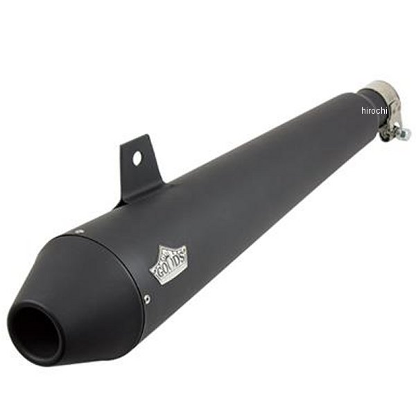 G4-00125-BK GOODS グッズ TAPERED CONE スリップオンマフラー 08年以降 グラストラッカービッグボーイ 黒