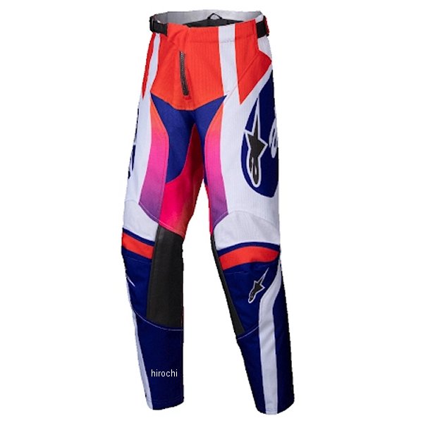 G4946 アルパインスターズ ユース レーサーワークスパンツ マルチ/ホワイト 28サイズ