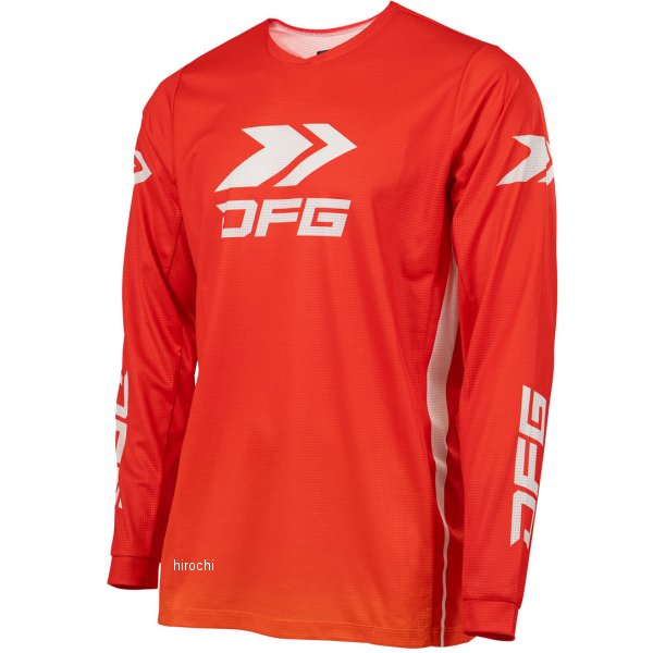 G5715 ディーエフジー DFG ソリッド ジャージ 赤/白 3XL