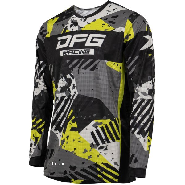 G5725 ディーエフジー DFG ソリッド ジャージ ネオンイエロー/黒 M