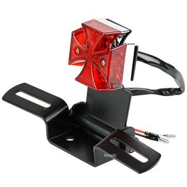 G6-00138 GOODS グッズ ミニクロスLEDテール レッドレンズ