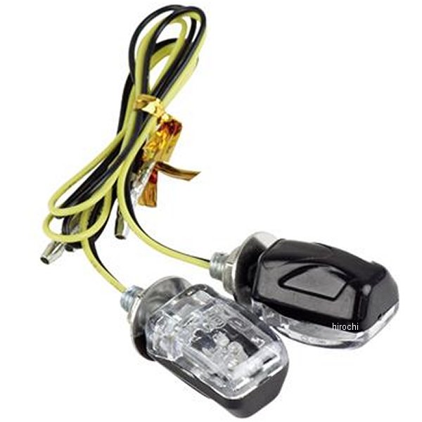 G6-00149 GOODS グッズ スモールLEDウインカー 黒ボディ クリアレンズ