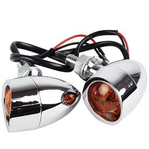 G6-00160 GOODS グッズ ブリムタイプLEDウインカー クローム