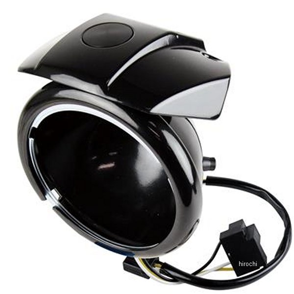 G6-00164 GOODS グッズ 5-3/4インチ バイザーヘッドライト 黒