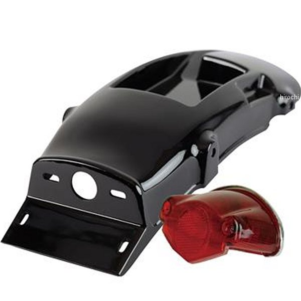 G6-00246 GOODS グッズ フェンダーレスキット バッテリーイン ミラー38ET 78年以降 SR500、SR400 黒塗装仕上げ