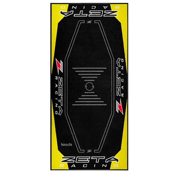 G6007 ダートフリーク DIRTFREAK レーシングフロアマット ZETA 黄/黒