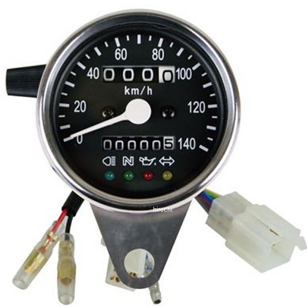 G7-00086 GOODS グッズ サイドマウントメーターキット φ60インジゲーターランプ付き 99年以前 ドラッグスター400