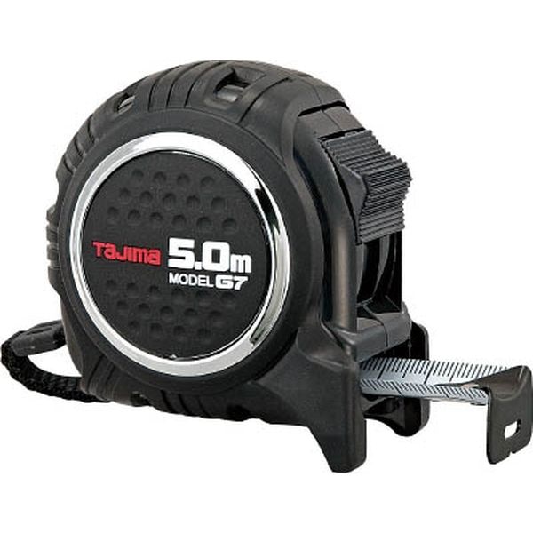 G7L2550S (株)TJMデザイン タジマ コンベックス G7ロック25 5.0m 尺相当目盛付 黒/黒