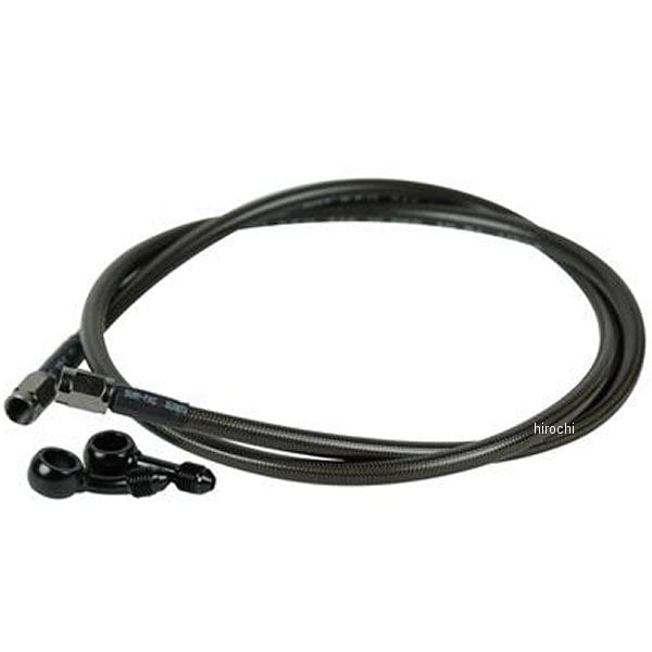 G9-00094 GOODS グッズ ブレーキホース 黒 800mm 0°-35°