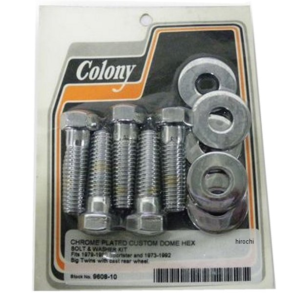 G9608-10 ガッツクローム スプロケボルト キャストホイール用 79年-90年 XL