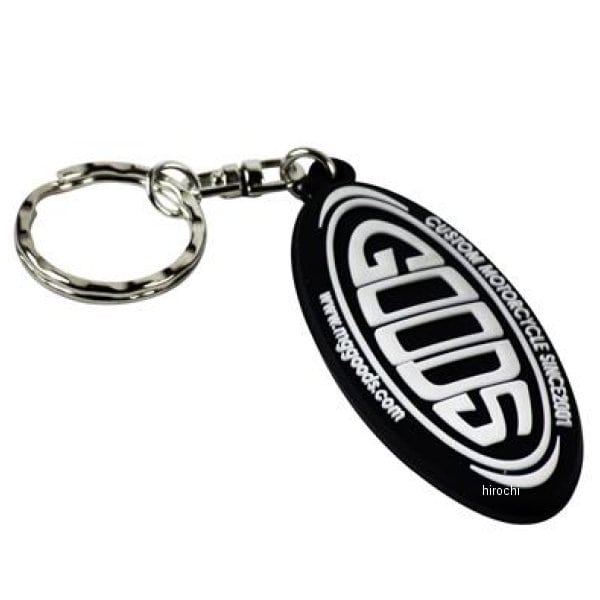 GA-00043 GOODS グッズ GOODSラバーキーホルダー 黒/白