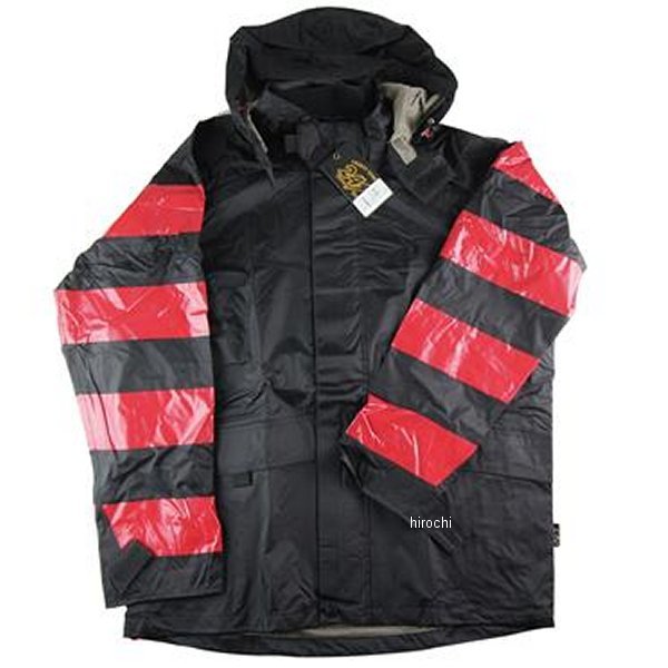 GA-00215 GOODS グッズ PRISON RAIN SUIT 防水レインスーツ Mサイズ 赤