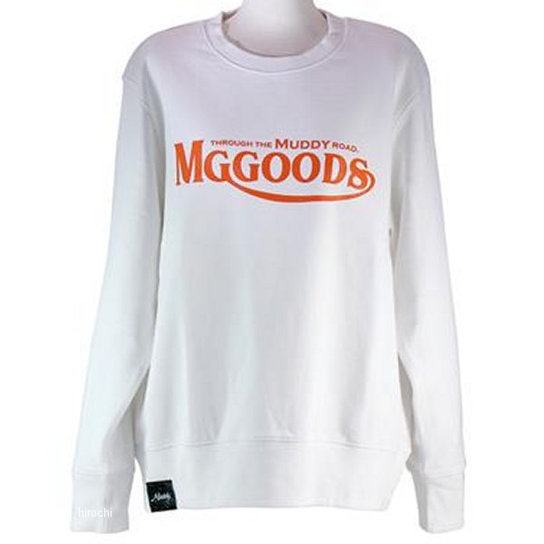 GA-00233 GOODS グッズ MGGOODS SmiLes 8.8oz クルーネック Lサイズ ホワイト