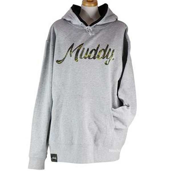 GA-00242 GOODS グッズ Muddy CAmoufLAge 10.0oz フーディー XLサイズ グレー