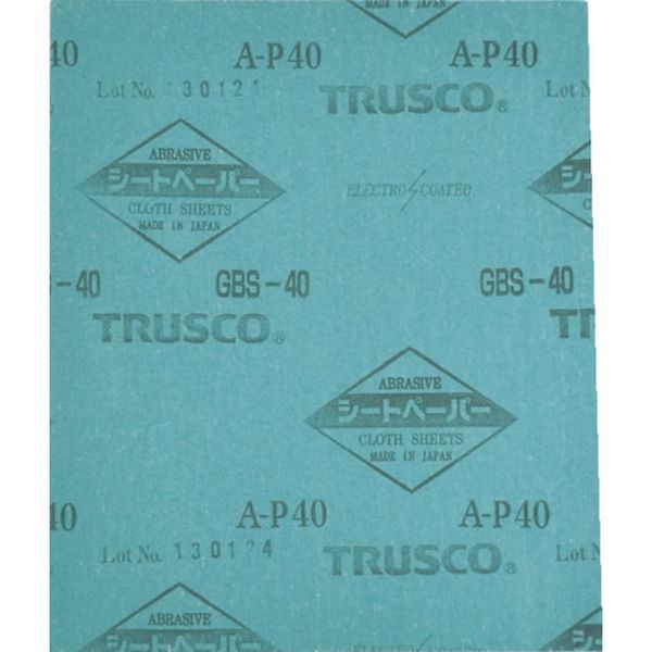 GBS601P 754-8516 トラスコ中山(株) TRUSCO シートペーパー＃60 1枚入