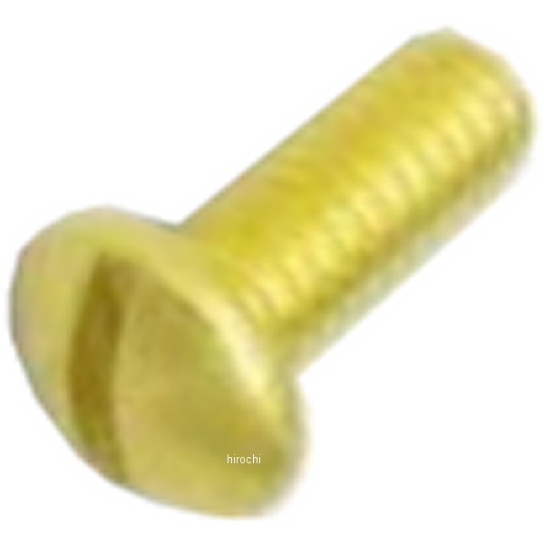 GC-74143 ガッツクローム スロテッドスクリュー ブラス 5/16-18×3/4インチ