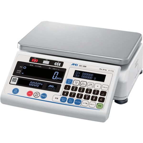 GC30K (株)エー・アンド・デイ A&D 個数計 GC-30K ひょう量30kg×計数可能最小単重1/0.05g