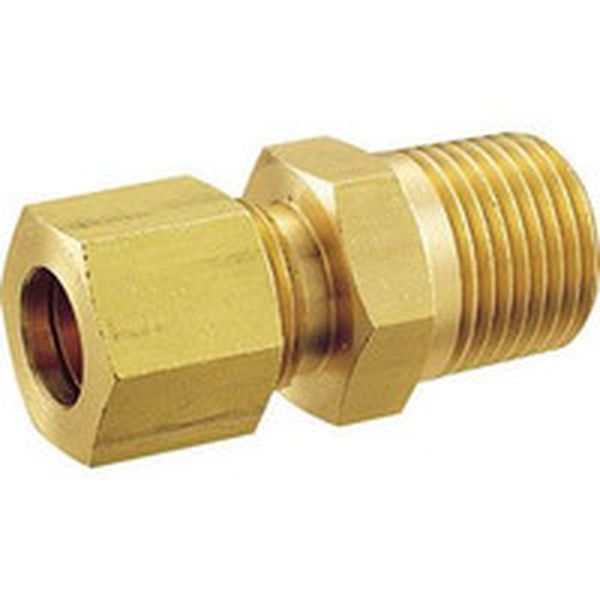GC6X14B 251-8503 (株)フジトク フジトク 黄銅製ハーフユニオン Φ6×1/4B 銅管用 くい込み継手