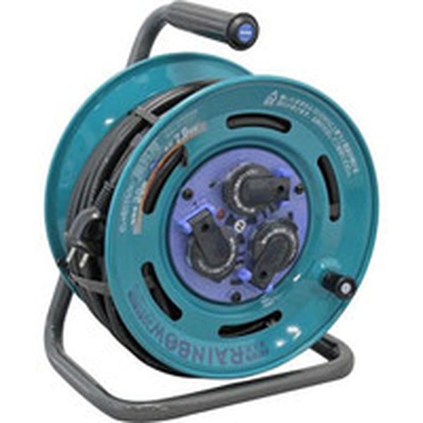 GE30 164-5072 (株)ハタヤリミテッド ハタヤ コードリール 屋外用レインボーリール 単相100V 30m