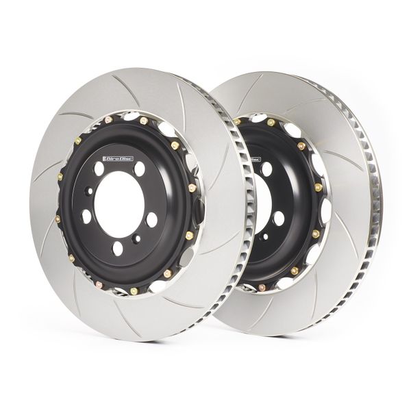 GiroDisc 2016+ Chevrolet Camaro SS 1LE (6th Gen w/6 Piston Front Caliper) Slotted Rear Rotors