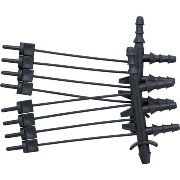 GKJ112 758-2579 (株)タカギ タカギ 4mmジョイント 4分岐 (2個入)