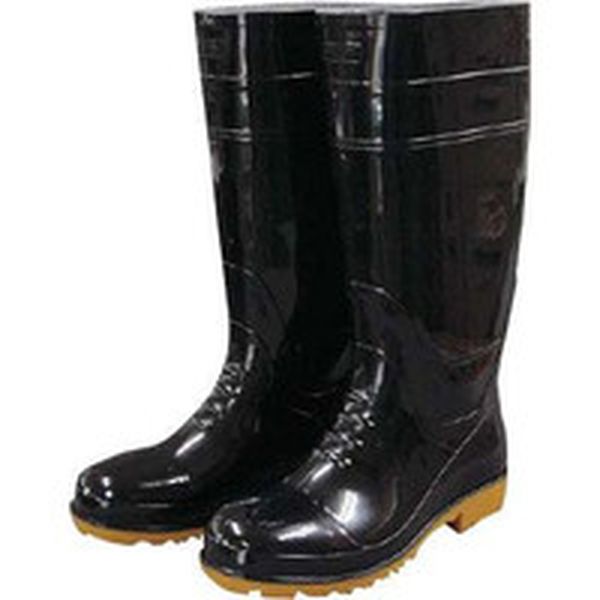 GLA1LLB 400-2431 福山ゴム工業(株) 福山ゴム 耐油長靴先芯入り ガロア＃1ブラックLL