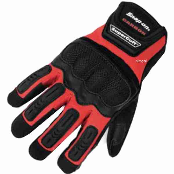 GLOVE503CMA スナップオン Snap-on カーボンナックル ヘビーデューティー SuperCuff グローブ ミディアム レッド