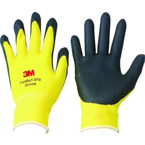 GLOVEYELM 471-6698 スリーエム 3M 一般作業用コンフォートグリップグローブ イエロー Mサイズ