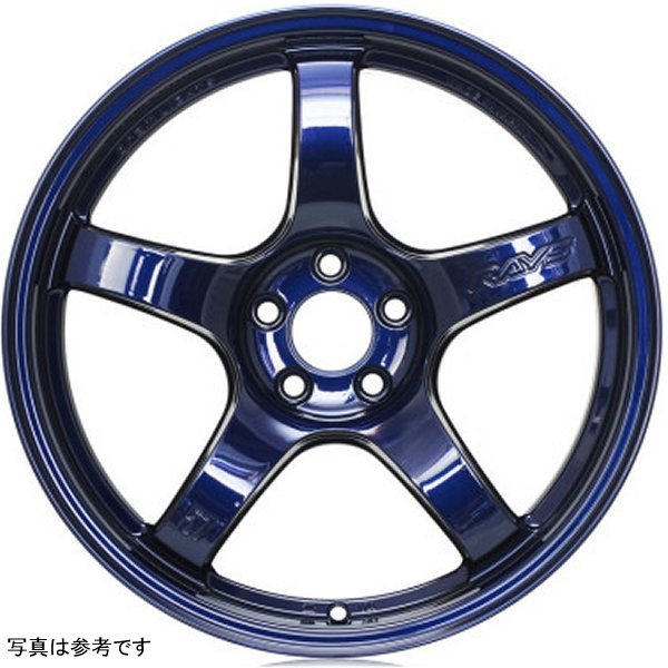 Gram ライト 57CR 18x10.5 +12 5x114.3 Eternal ブルー ホイール