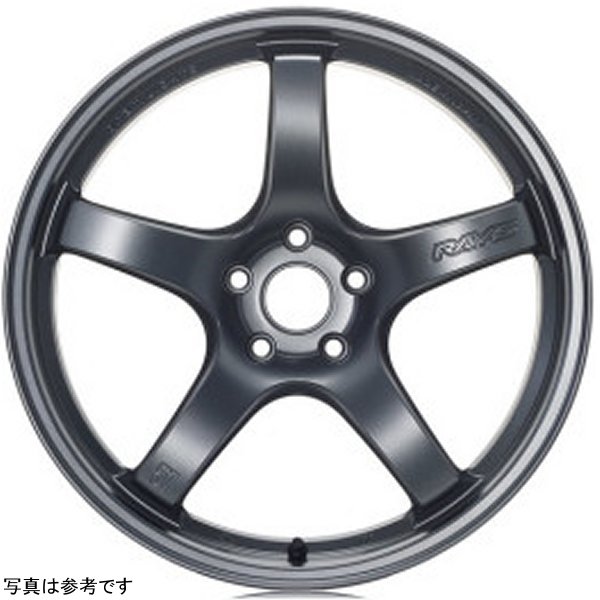 Gram ライト 57CR 18x10.5 +12 5x114.3 Gun ブルー 2 ホイール