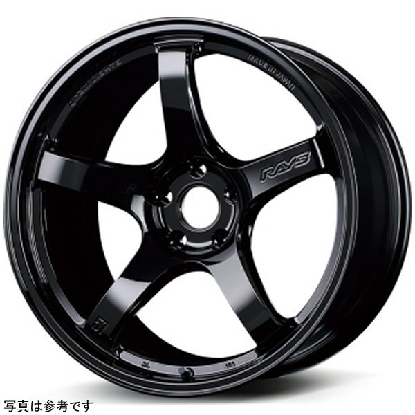 Gram Lights 57CR 18x9.5 +38 5x114.3 グロスブラック Wheel