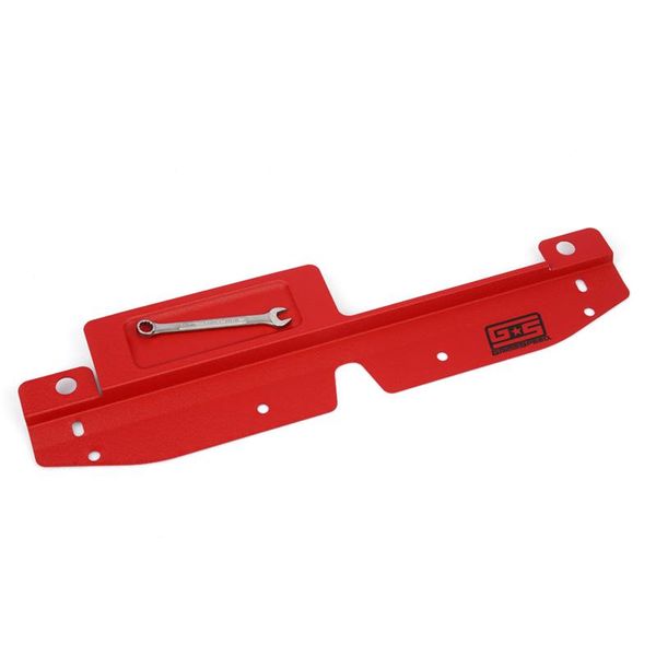 GrimmSpeed 08+ Subaru Impreza/WRX/STI Radiator Shroud w/Tool Tray - Red