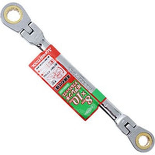 GRW810DF (株)スーパーツール スーパー ギアレンチ ダブルフレックスタイプ 六角対辺：8×10 L＝177mm