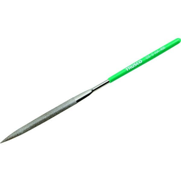 GS10HA400 160-7132 ダイヤモンドヤスリ 精密用＃400 半丸 1本入 全長140mm(10本組サイズ)