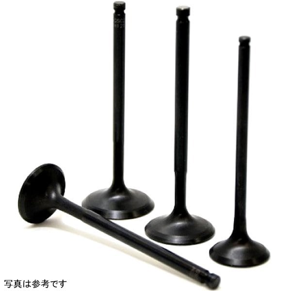 GSC P-D ホンダ Bシリーズ Vtec B16A/B17A/B18C クローム Polished Exhaust Valve - 29mm Head (+1mm) - SET 8