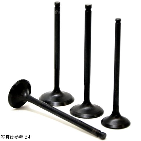 GSC P-D ホンダ Kシリーズ Vtec K20/K24 クローム Polished Exhaust Valve - 30mm Head (STD) - SET 8
