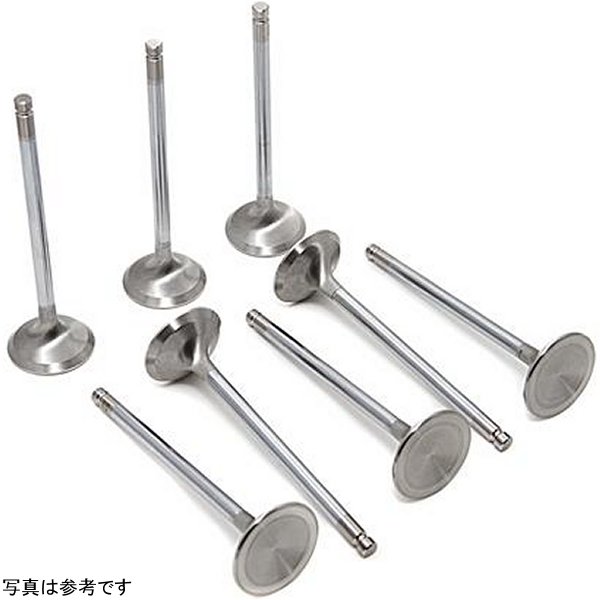 GSC P-D スバル FA20F WRX 2015+ 23-8N クローム Polished Exhaust Valve 29mm STD Head - SINGLE