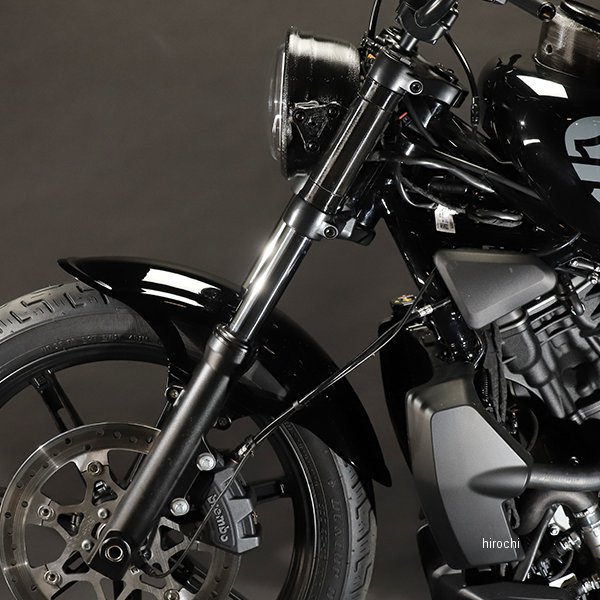 GW-6048 GOODS グッズ リブドソニックアーチフロントフェンダー RH975 ナイトスター 黒塗装品