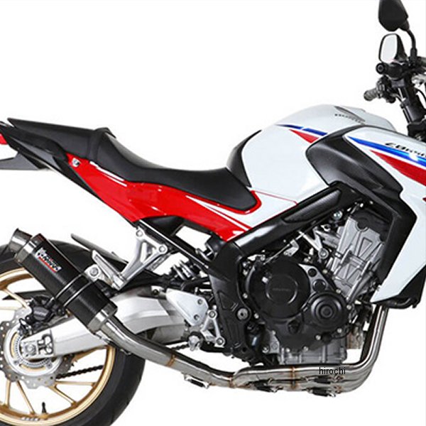 H.055.L2S ミヴ Mivv フルエキゾースト 触媒なし GP スタンダードポジション 14年-18年 CB650F カーボン