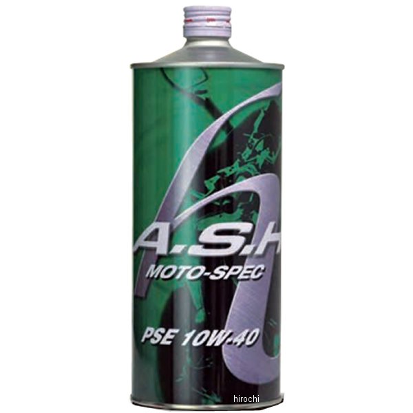 アッシュオイル A.S.H OIL PSE MOTO-SPEC 半化学合成 4サイクル エンジンオイル 10W-40 1L