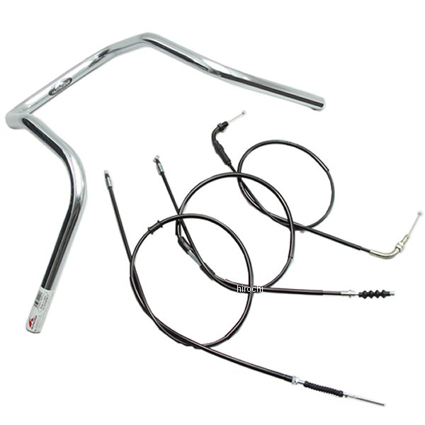 H021-027C ハリケーン 330ミニシックスベンド ハンドルセット モンキー クロームメッキ