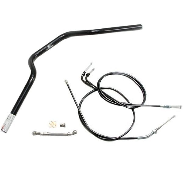 H030-072B ハリケーン ヨーロピアン3型ハンドルセット 08年 CB400SF 黒