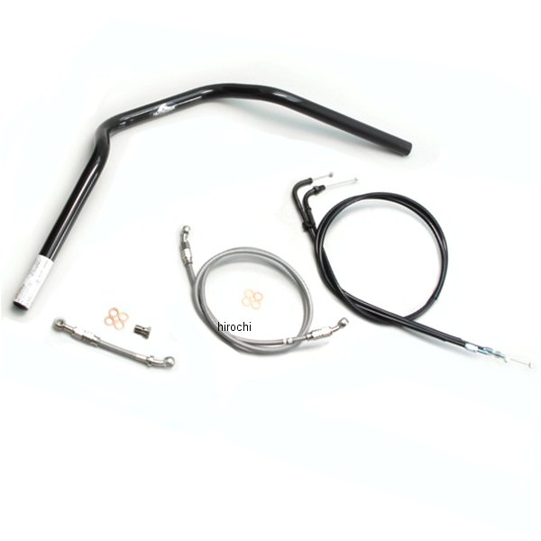 H031-070B ハリケーン POLICE2ハンドルセット BK CB11RS